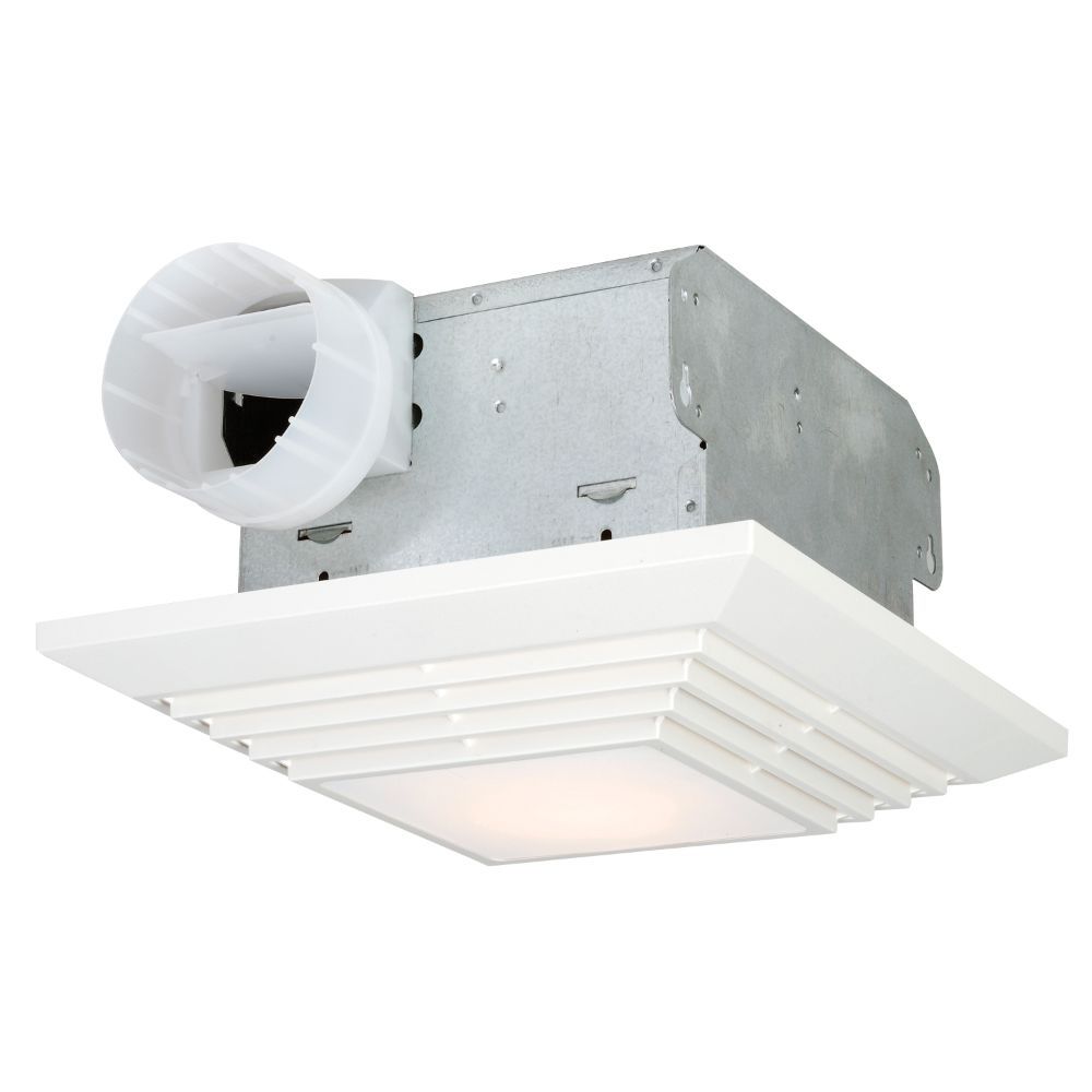 Craftmade TFV90L 90 CFM Bathroom Exhaust Fan Light in White